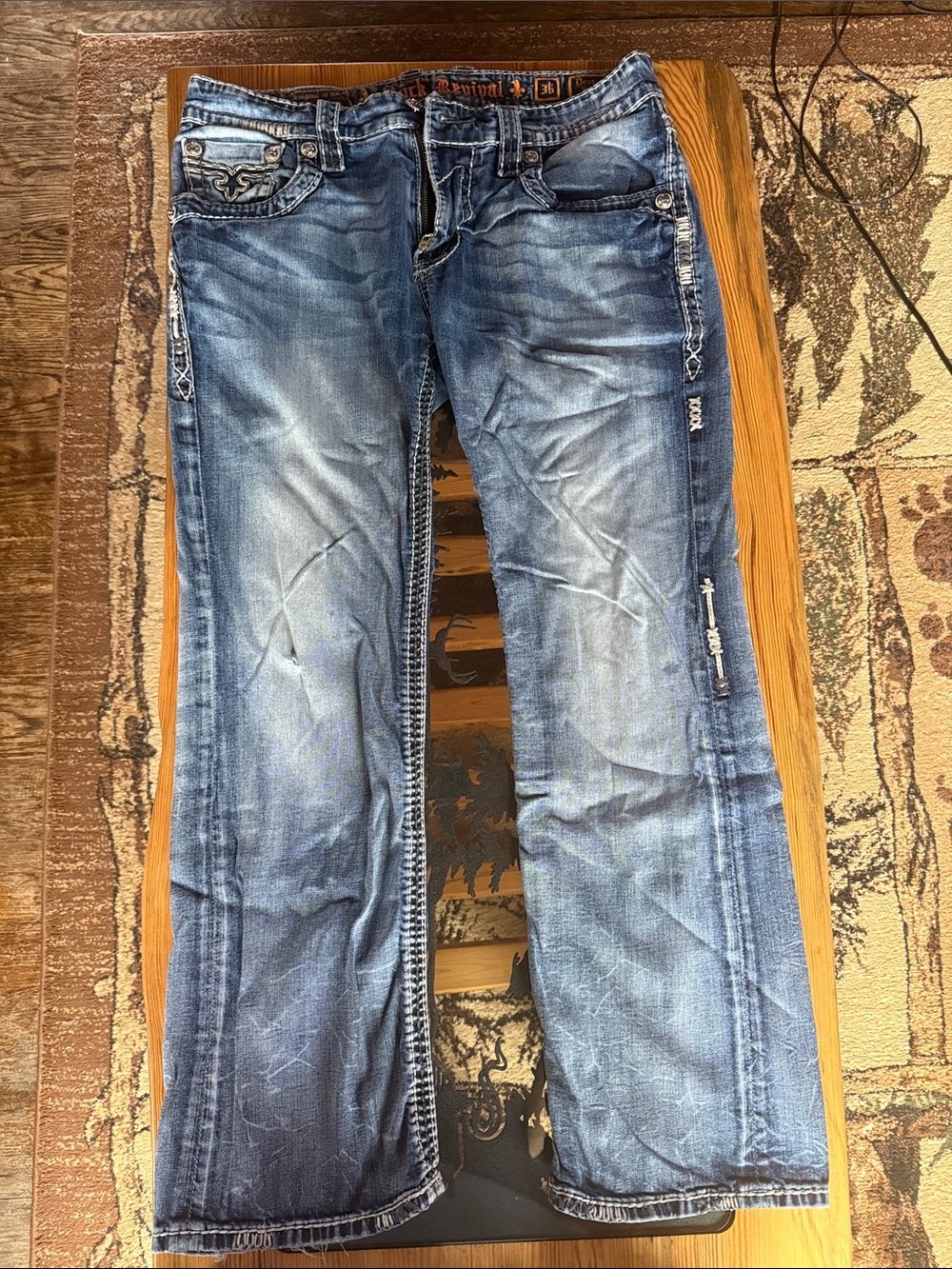 Blue Men’s Rock Revival Size 36